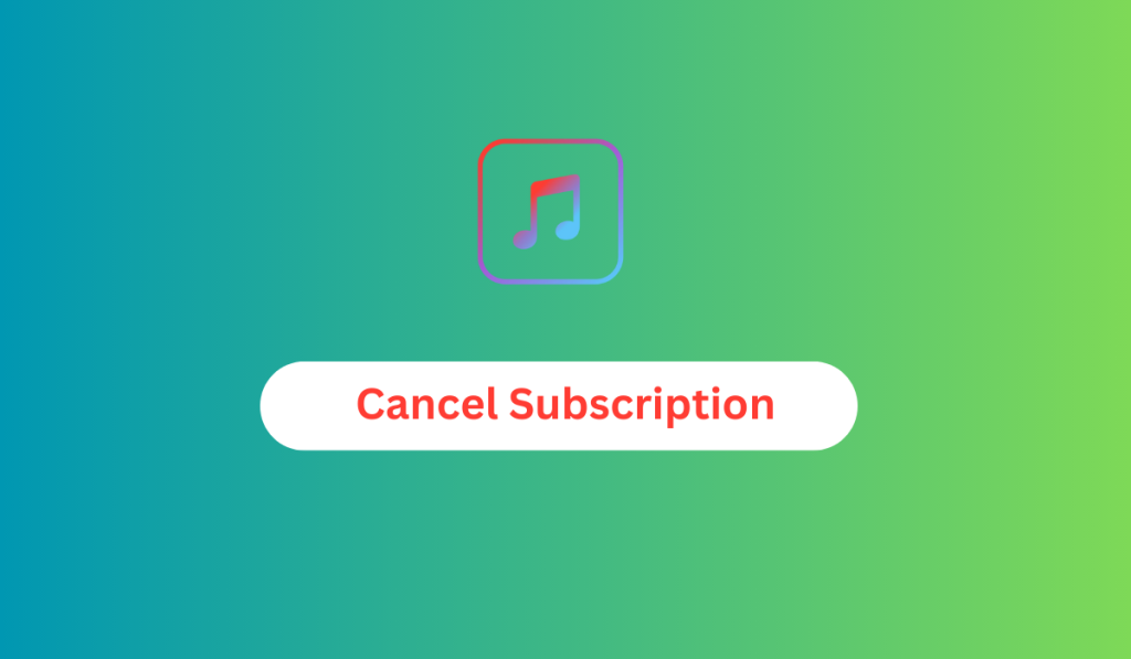 how to cancel apple music